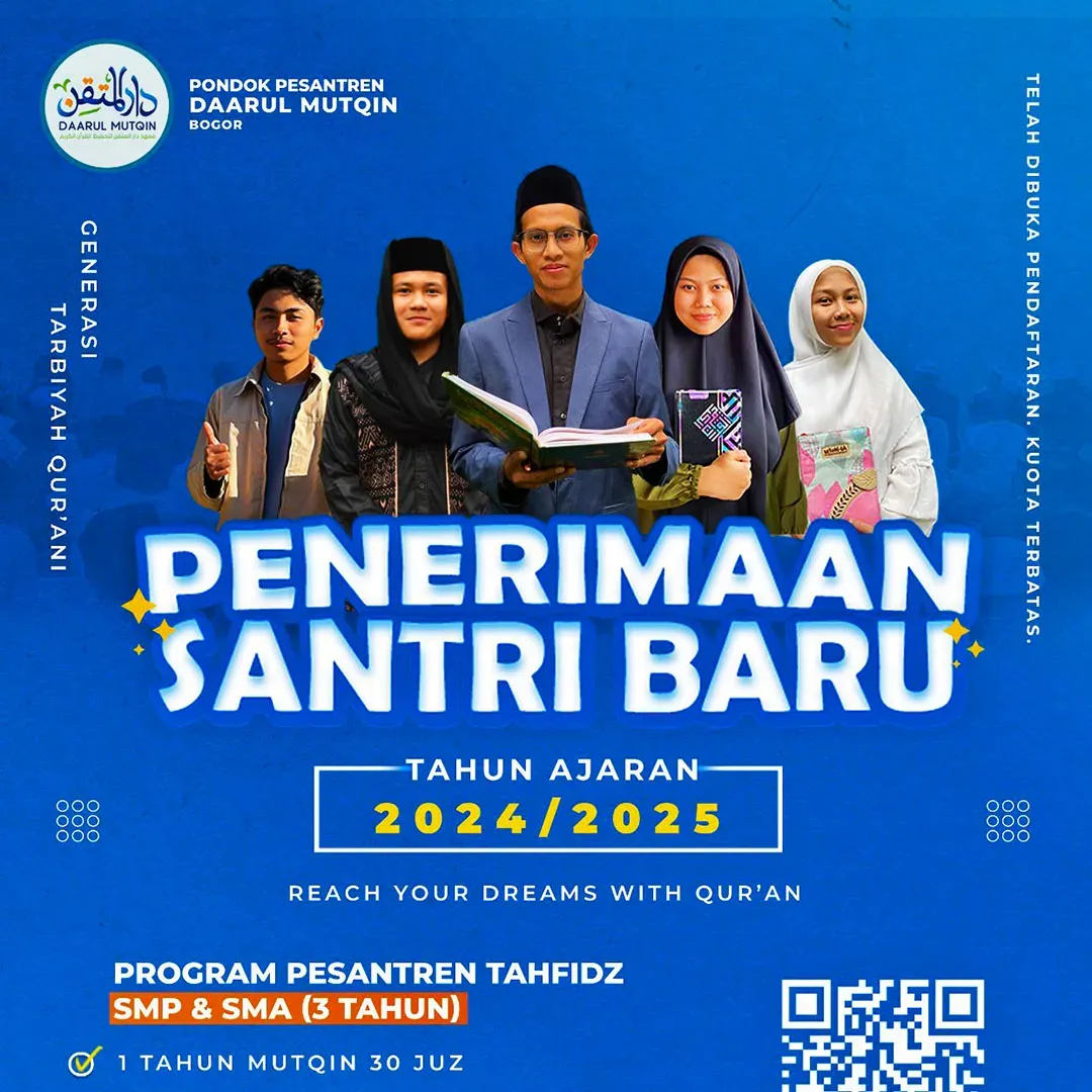 Flyer Pendaftaran Santri Tahfidz Genta Qurani