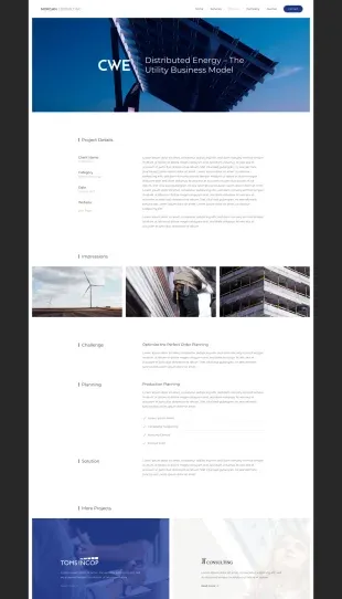 Tata Letak Halaman Template Joomla Yootheme Morgan Consulting