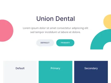 Tema Warna Template Yootheme Union Dental