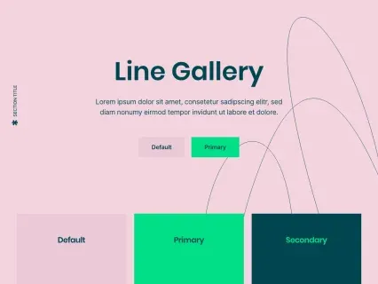 Tema Warna Template Yootheme Line Gallery
