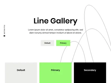 Tema Warna Template Yootheme Line Gallery