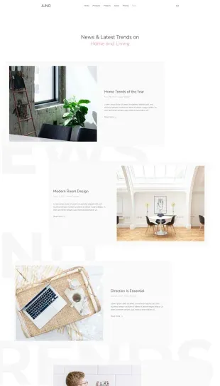 Tata Letak Halaman Yootheme Juno