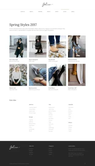 Tata Letak Halaman Yootheme Joline
