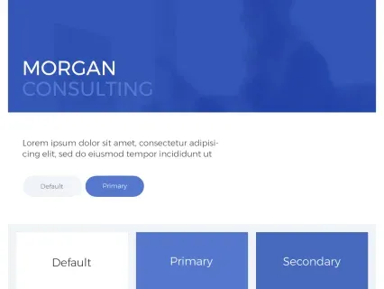 Tema Warna Template Yootheme Morgan Consulting
