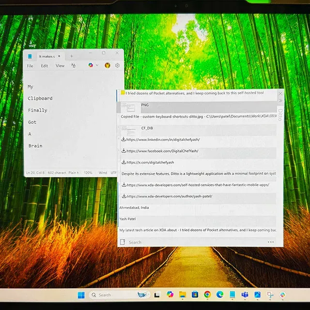 Ilustrasi Ditto Clipboard Manager