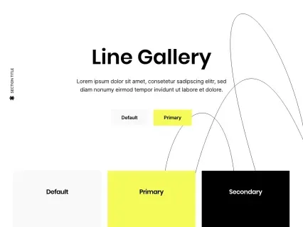 Tema Warna Template Yootheme Line Gallery