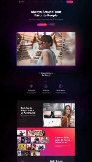 Tata Letak Halaman Yootheme Circle