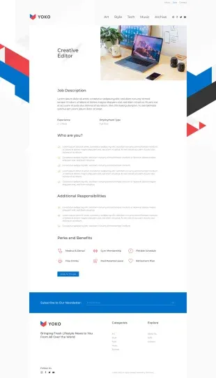 Tata Letak Halaman Yootheme Yoko