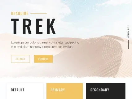 Tema Warna Template Yootheme Trek