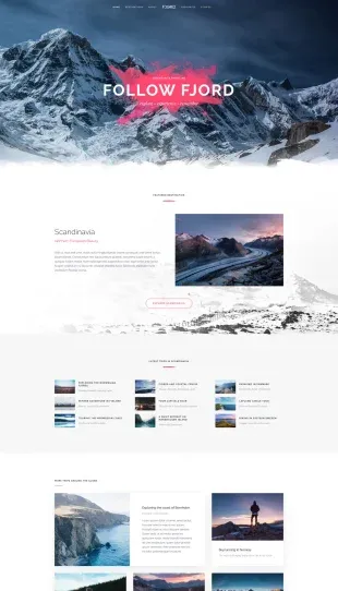 Tata Letak Halaman Yootheme Fjord