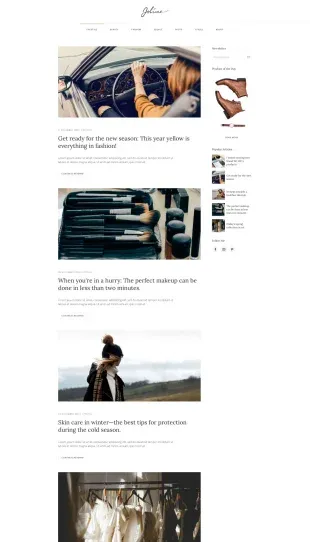 Tata Letak Halaman Yootheme Joline