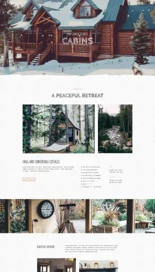 Tata Letak Halaman Yootheme Pinewood Lake