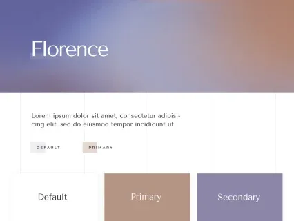 Tema Warna Template Yootheme Florence