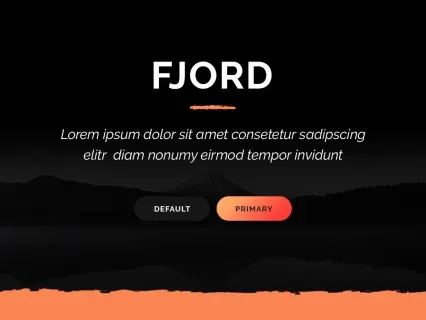 Tema Warna Template Yootheme Fjord