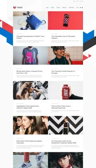 Tata Letak Halaman Yootheme Yoko
