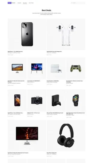 Tata Letak Halaman Yootheme Tech Space