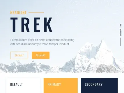 Tema Warna Template Yootheme Trek