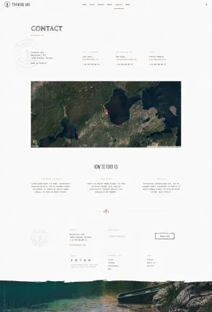 Tata Letak Halaman Yootheme Pinewood Lake