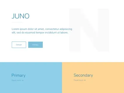 Tema Warna Template Yootheme Juno