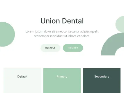 Tema Warna Template Yootheme Union Dental