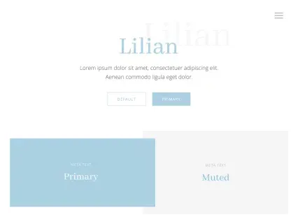 Tema Warna Template Yootheme Lilian