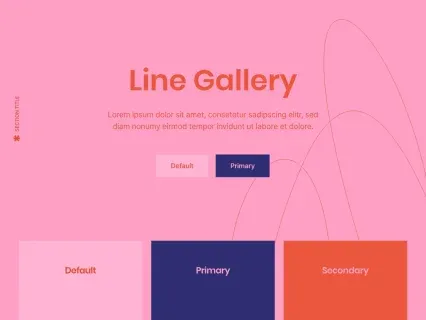 Tema Warna Template Yootheme Line Gallery