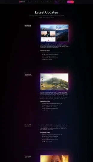 Tata Letak Halaman Yootheme Circle
