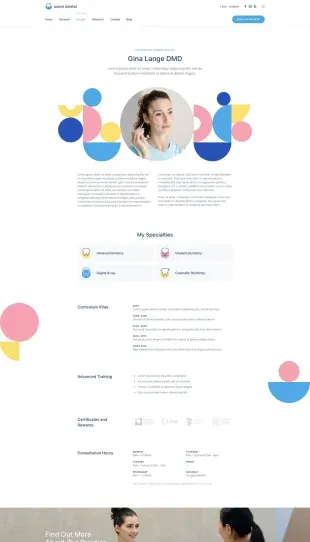 Tata Letak Halaman Yootheme Union Dental