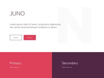 Tema Warna Template Yootheme Juno