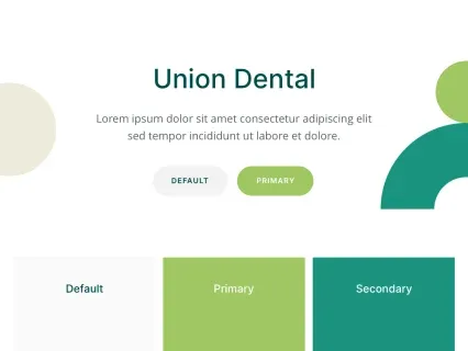 Tema Warna Template Yootheme Union Dental
