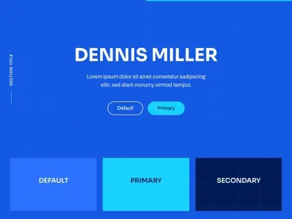 Tema Warna Template Yootheme Dennis Miller