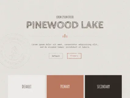 Tema Warna Template Yootheme Pinewood Lake