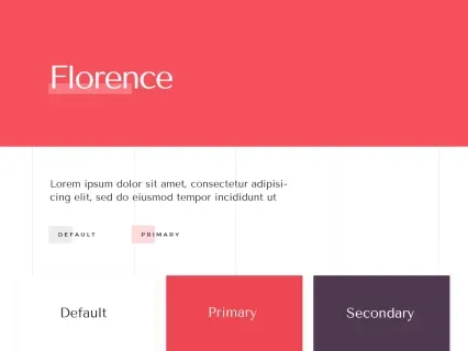 Tema Warna Template Yootheme Florence