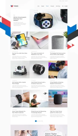 Tata Letak Halaman Yootheme Yoko