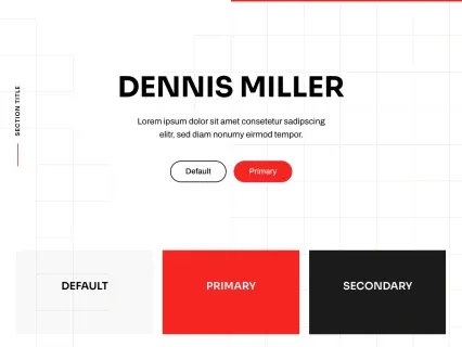 Tema Warna Template Yootheme Dennis Miller