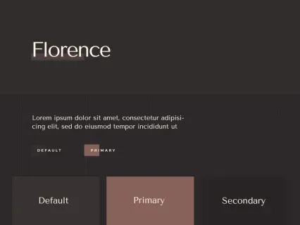 Tema Warna Template Yootheme Florence