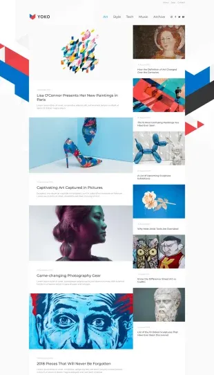 Tata Letak Halaman Yootheme Yoko