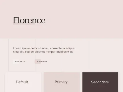 Tema Warna Template Yootheme Florence
