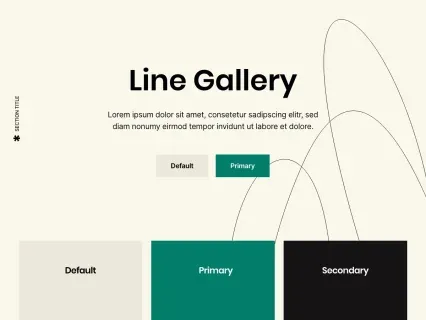Tema Warna Template Yootheme Line Gallery