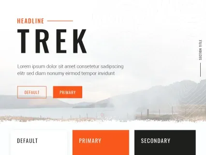 Tema Warna Template Yootheme Trek