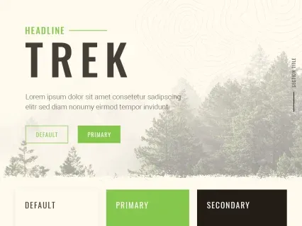Tema Warna Template Yootheme Trek