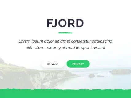 Tema Warna Template Yootheme Fjord