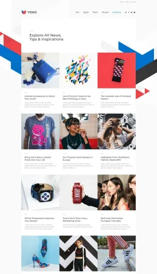 Tata Letak Halaman Yootheme Yoko